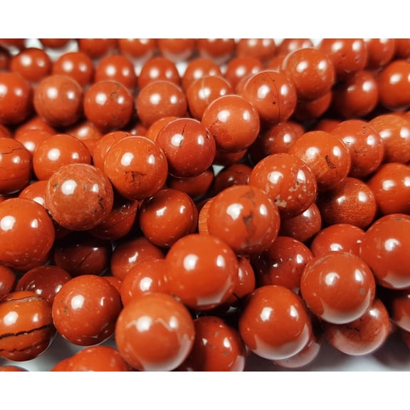 4mm Red Jasper Round Beads Genuine Gemstone Natural Jewelry Making