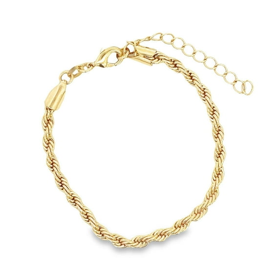 4mm Rope Chain Bracelet (I41)