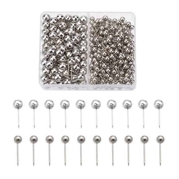 4mm Round Head Sewing Pins 200/500/900Pcs For Dressmaker Garments Tailoring