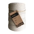 thumbnail image 1 of 4mm Single Strand Cotton Macrame Cord - Natural, 1 of 4