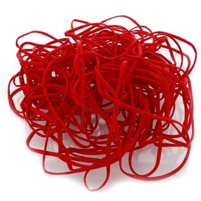 4mm Spandex Skinny Elastic Cord Red 25 Yard