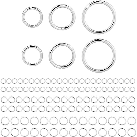 4mm Sterling Silver Jump Rings for Jewelry Making 925 Sterling Silver Open Jump Rings for DIY100 PCS
