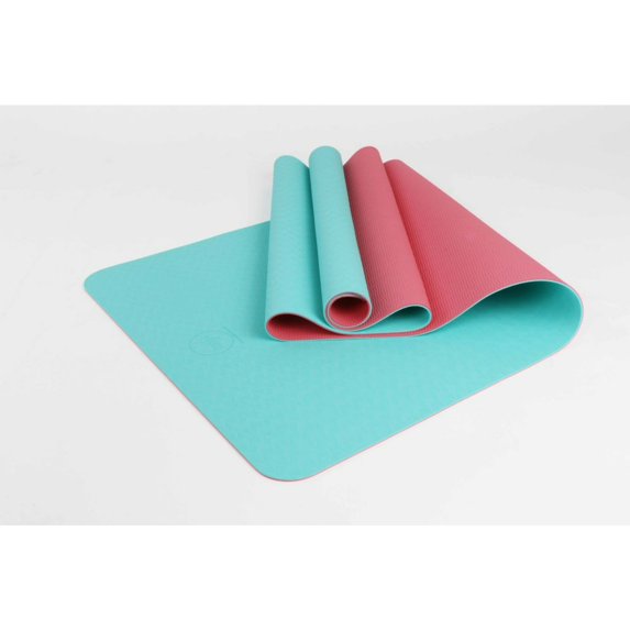 4mm Thick 2 Tone TPE Premium Yoga Mat Maji Sports Slip Resistant Reversible