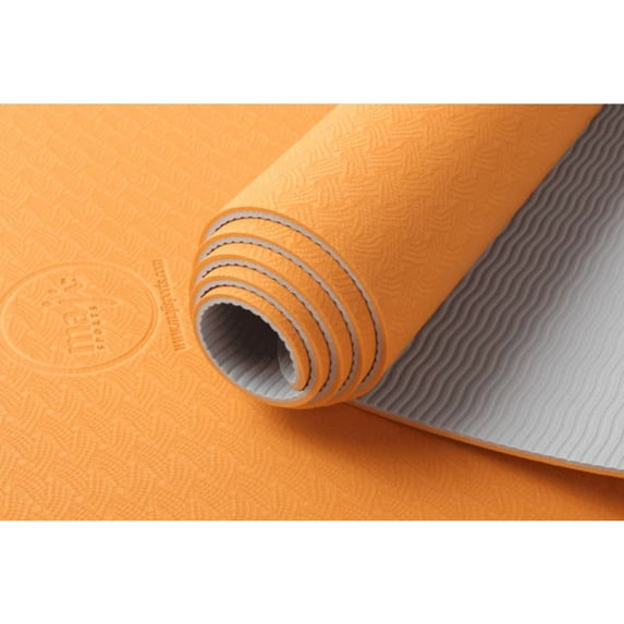 4mm Thick 2 Tone TPE Premium Yoga Mat Maji Sports Slip Resistant Reversible