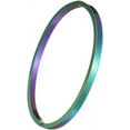 thumbnail image 1 of 4mm Width Stainless Steel Classic Simple Plain Open Clasp Bangle Bracelet, 1 of 4