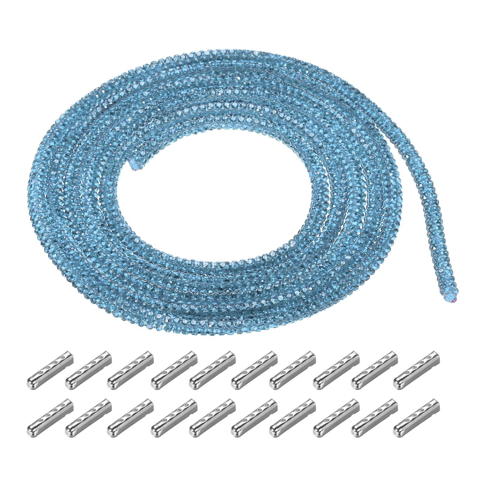 4mm x 1.2m Rhinestone Rope Crystal Rope for DIY Sneakers Sweatpants ...