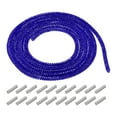 thumbnail image 1 of 4mm x 1.2m Rhinestone Rope Crystal Rope for DIY Sneakers Sweatpants Decoration Navy Blue with Aglets, 1 of 5