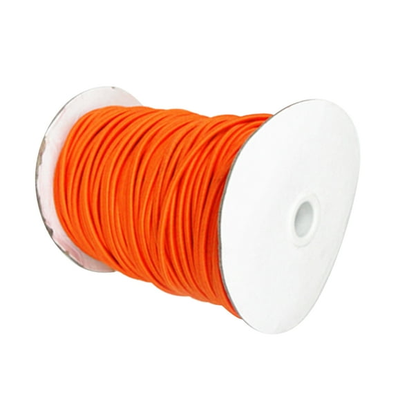 4mm x 10m Orange Stretch Bungee Rope Shock Cord, Roof Racks, Boats, Trailers