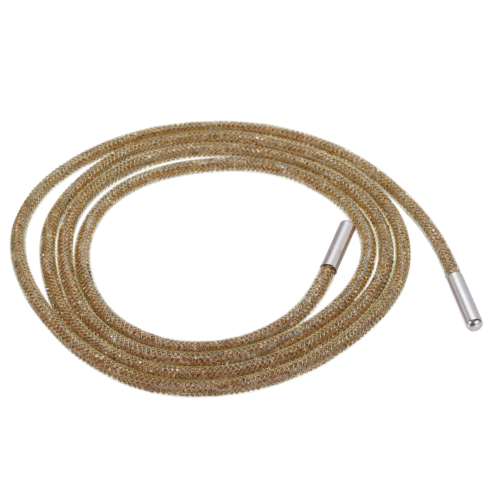 4mm x 120cm Rhinestone Tube Rope Bling Crystal String for DIY Sweaters ...