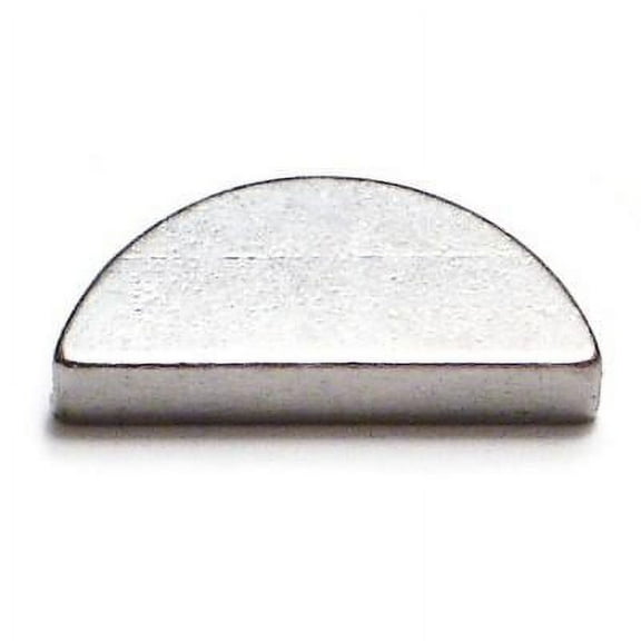 4mm x 7.5mm Zinc Plated Steel Woodruff Keys (5 pcs.)