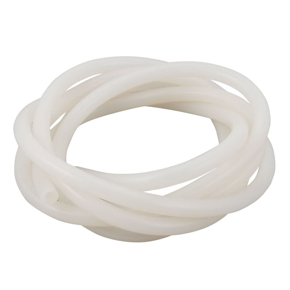 4mm x 8mm High Temperature Resistant Flexible Silicone Tube Pipe 2 Meters Long
