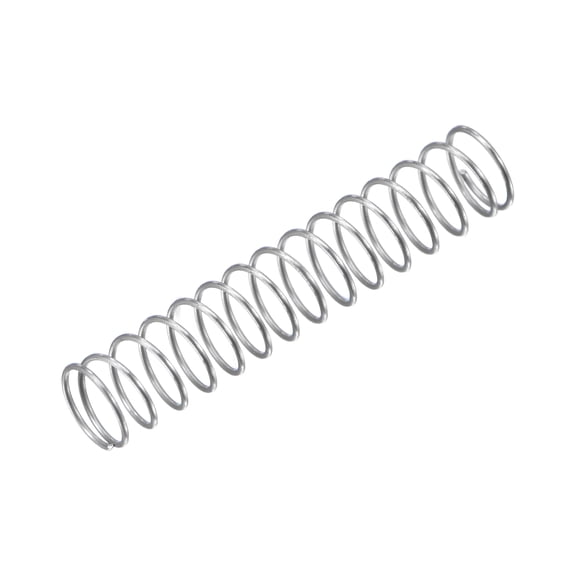 4mmx0.3mmx20mm 304 Stainless Steel Compression Spring 2N Load Capacity, 15pcs