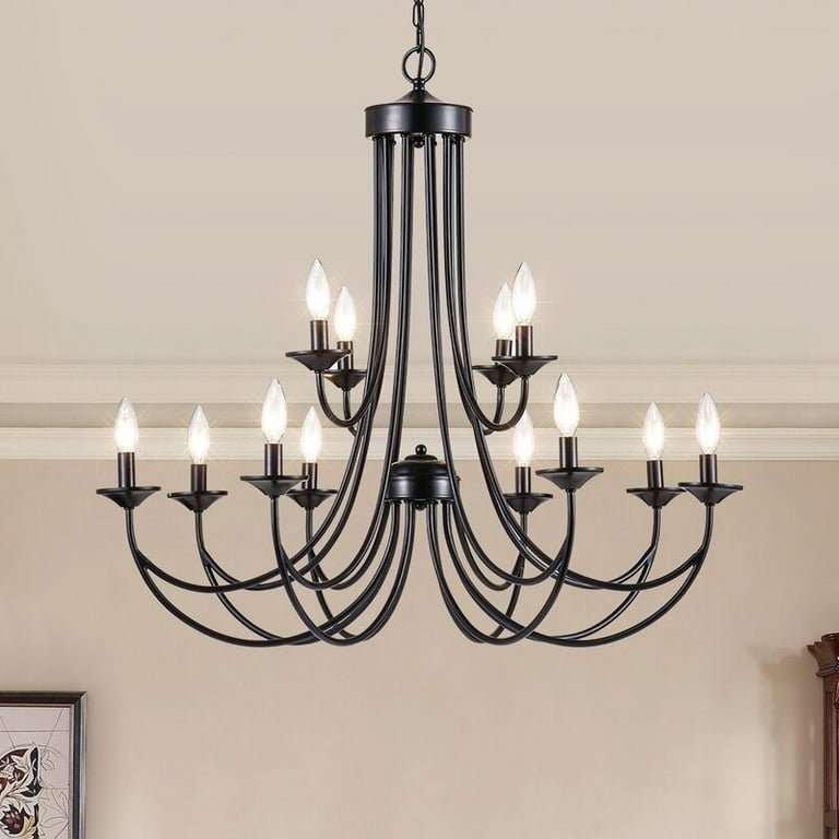 4modernhome Maxax 12 - Light Candle Style Classic Chandelier