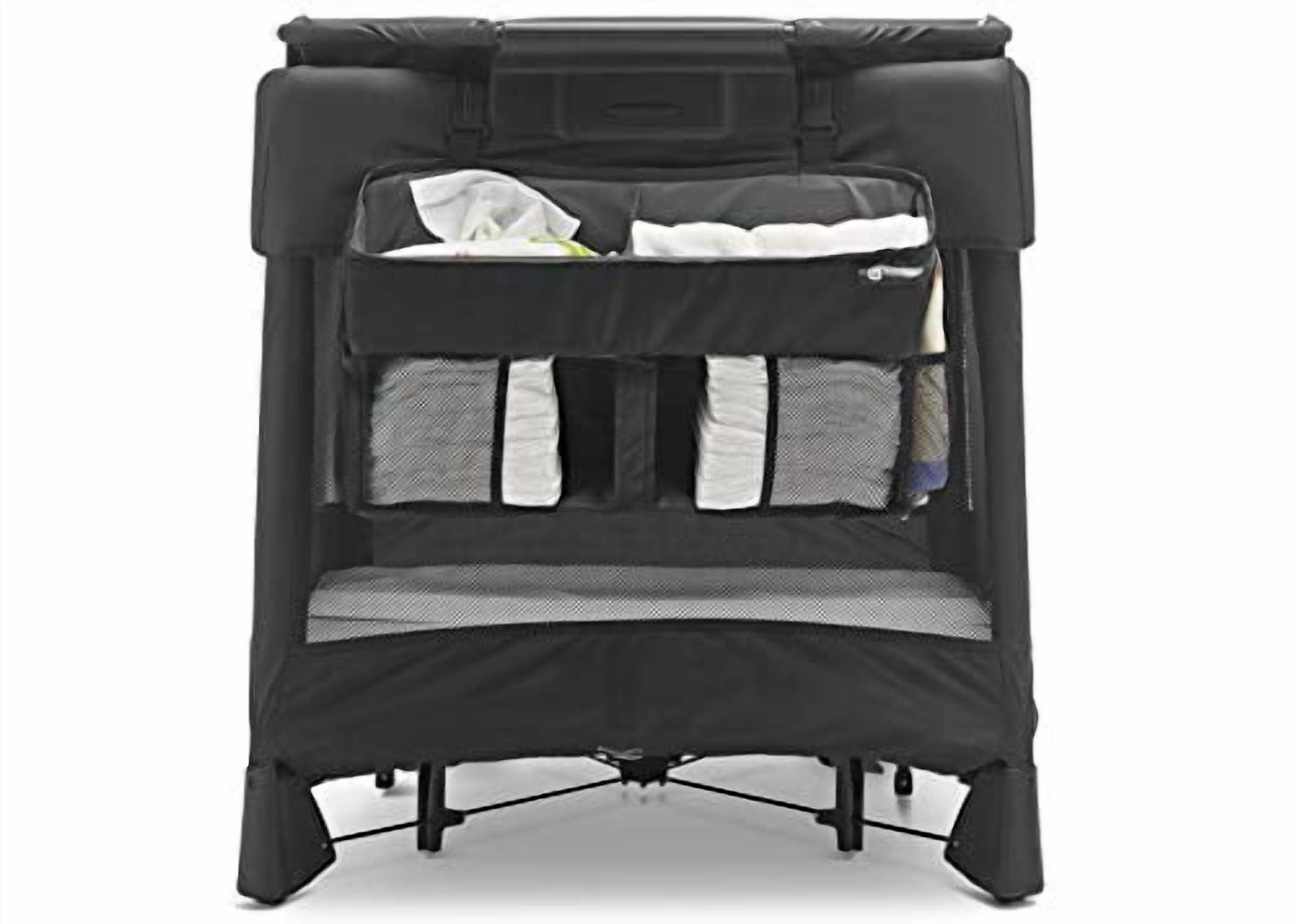 4moms Breeze Playard Diaper Storage Caddy, Black