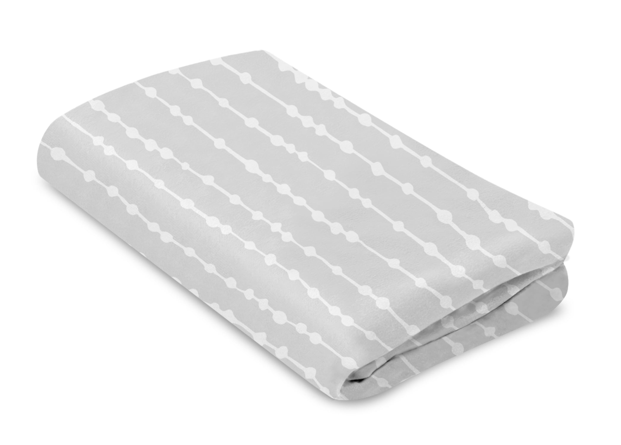 Gray Beads Waterproof Polyester Playard Sheet