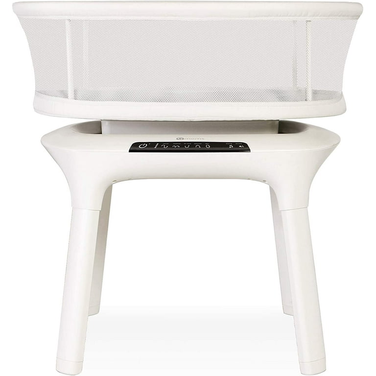 【mamomamo】 4moms MamaRoo Sleep Bassinet, 5 Motions, 5 Speeds, 4 White