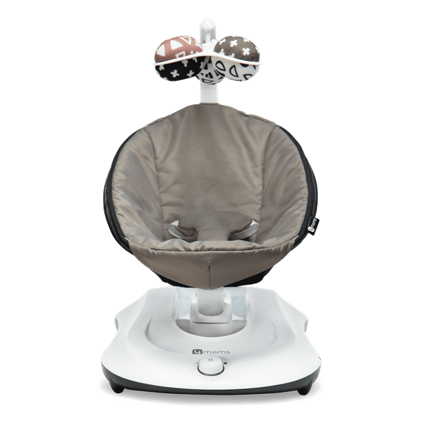 4moms RockaRoo Baby Rocker with Front to Back Gliding Motion, Graphite