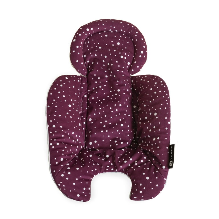 4moms RockaRoo and MamaRoo Infant Insert Soft Plush Fabric Reversible Design Maroon