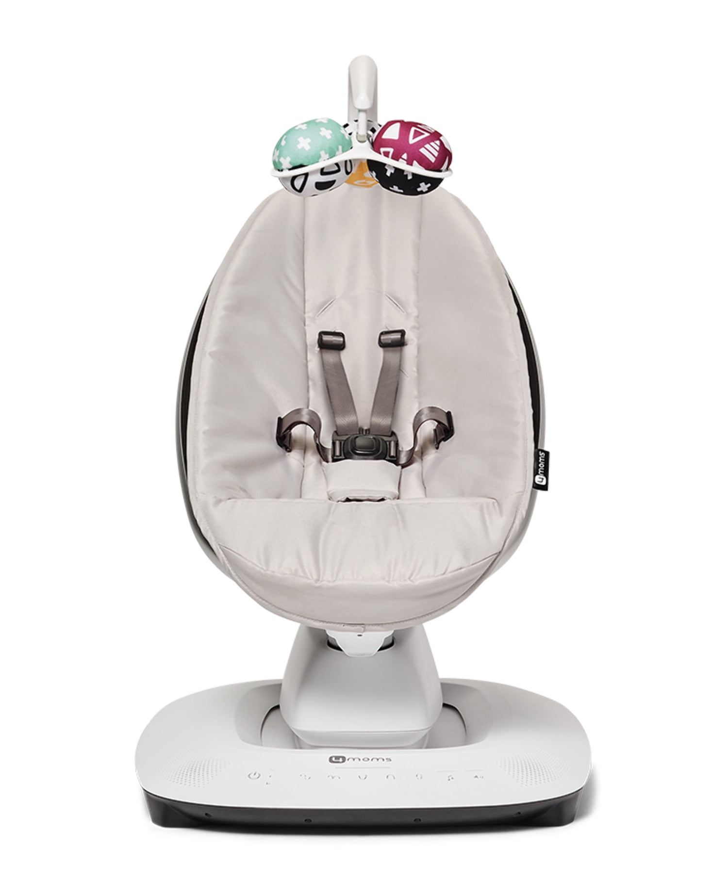 Classic Gray Smart Plug-in Musical Baby Rocker