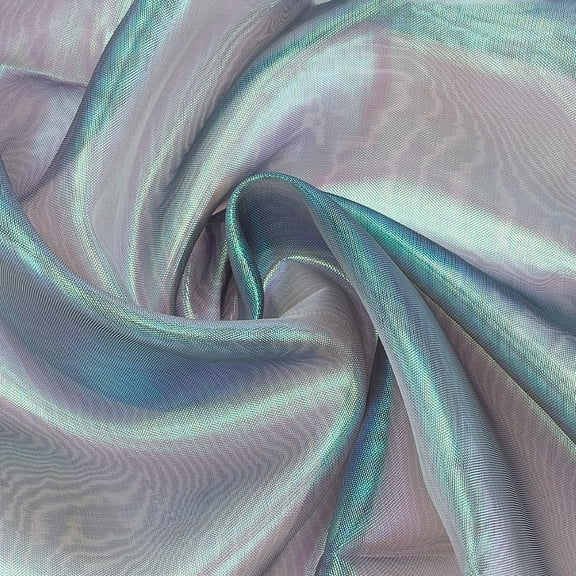 4ms Symphony Laser Polyester Fabric for Stage Show Costume Decoration Medium Aquamarine 1500mm 1m/pc