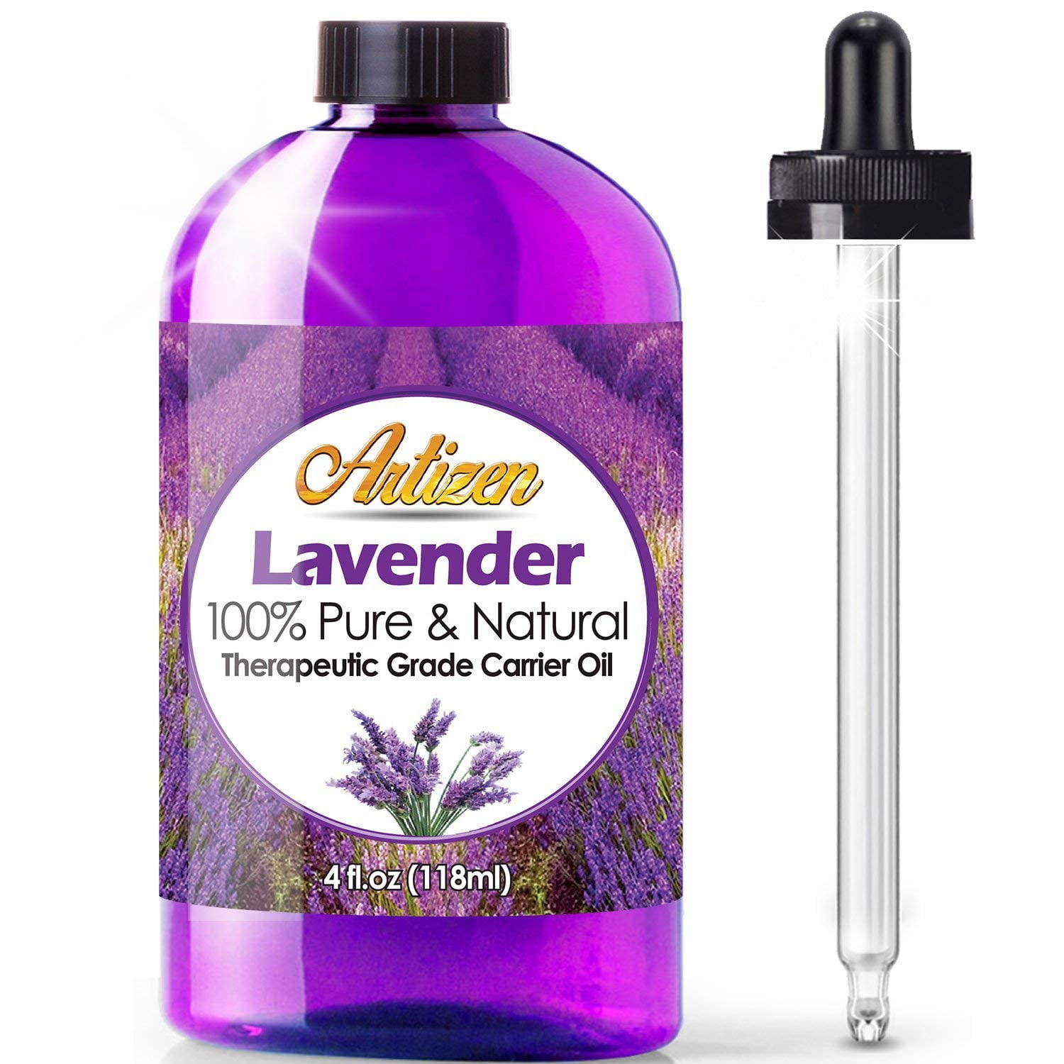 Now 100% Pure Lavender Oil - 4 fl oz bottle