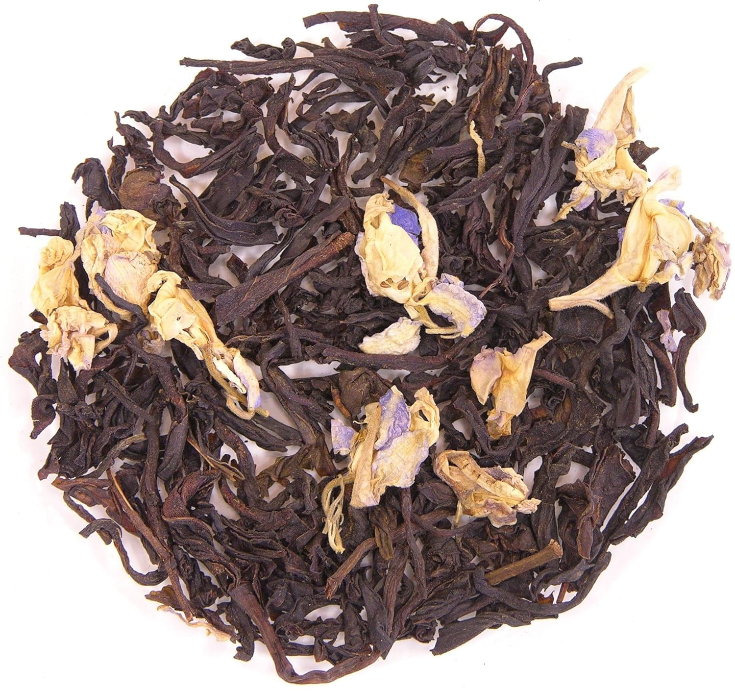 4oz Black Tea with Blackberries, Mallow Flowers & Sunflowers Long