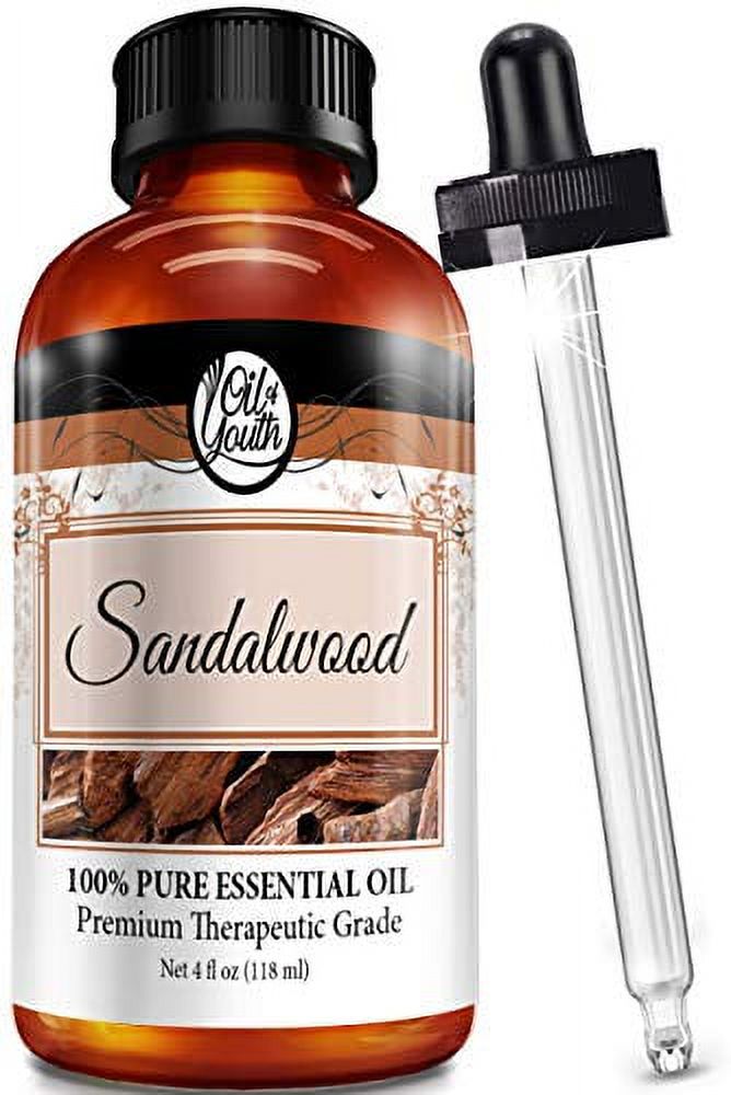 4oz Bulk Sandalwood Essential Oil - Therapeutic Grade - Pure & Natural  Sandalwood Oil