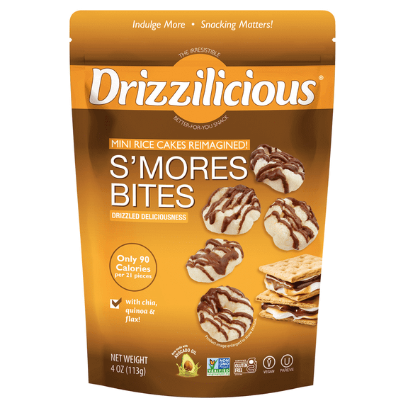 Drizzilicious S'mores Mini Rice Cake Bites, 4 oz