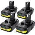 thumbnail image 1 of 4pack 3.6Ah 18 Volt P102 Lithium-Ion Battery For Ryobi 18V One+ Plus P108 P107 P103, 1 of 6
