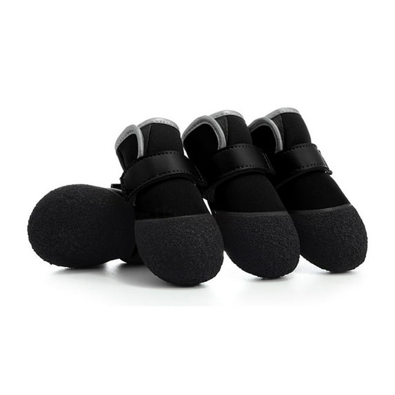 4pack Antislip Pet Paws Protectors Comfortable Dog Sneakers Pet Footwear for Outdoor Fun