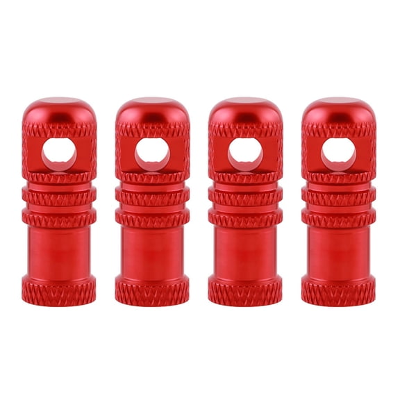 4pack Bicycles Tyre Valves Dust Caps Universals Valves Stem Caps Threaded Caps for Enhancing Air Retention