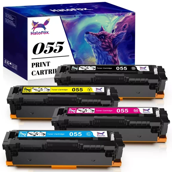 4pack CRG-055 Toner Combo W/Chip For 055 MF743Cdw MF741Cdw MF745Cdw MF746