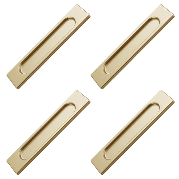 4pack Contemporary Bronze Cabinets Handles Auto Adhesive Smooth Pulls