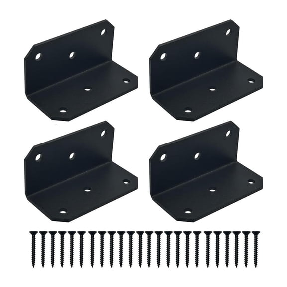 4pack Industrial Grades Corner Brackets Indoor Outdoor Construction Use