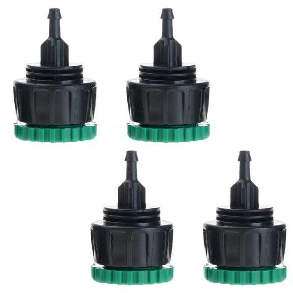 4pack Professional Barbed Hose Adapters Plastic Irrigation Connectors for Terrace Garden Systems