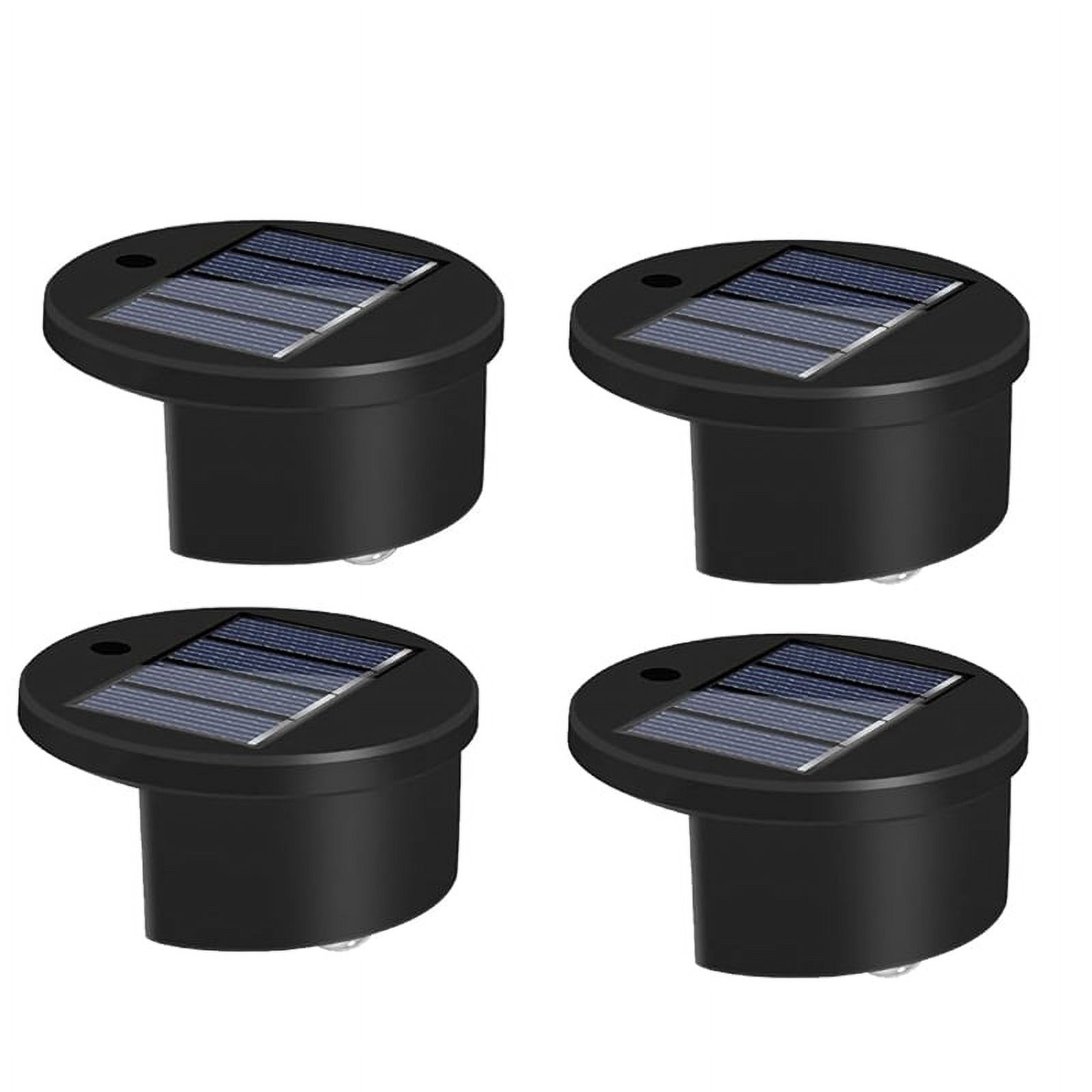 4pack Solar Powered Swimming Pool Edge Lights for Inground Pools, Above