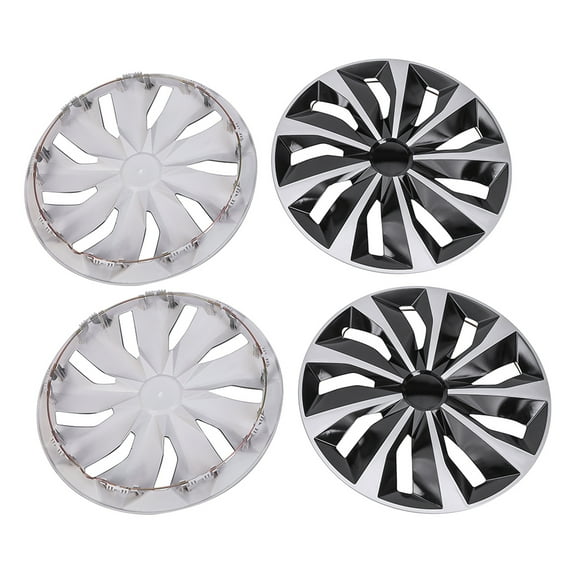 4pack Wheel Cover Hubcaps Hub Caps Replacement Steering Wheel Rim Protector Kit Exterior Accessories