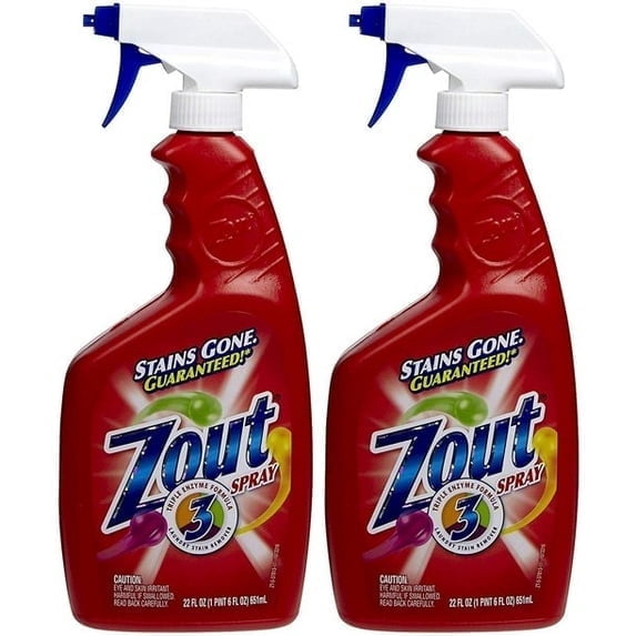 Zout Laundry Stain Remover Spray – 22 Ounce Bottle, Effective Fabric Stain Treatment-608546