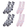 thumbnail image 1 of 4pair Cow Pattern Socks, 1 of 3