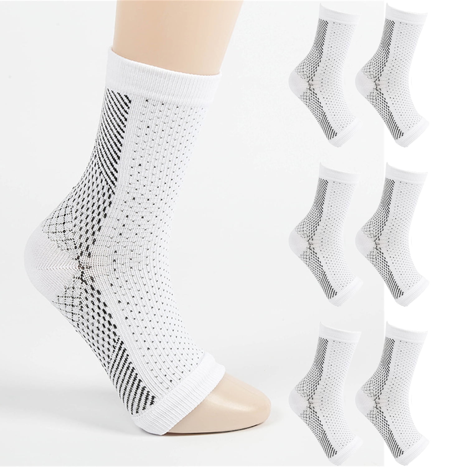 4Pair Soothe Compression Socks Neuropathy Socks Relief Socks for