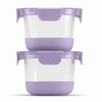 4pc 2c Glass Refresh Round Food Storage Container Set