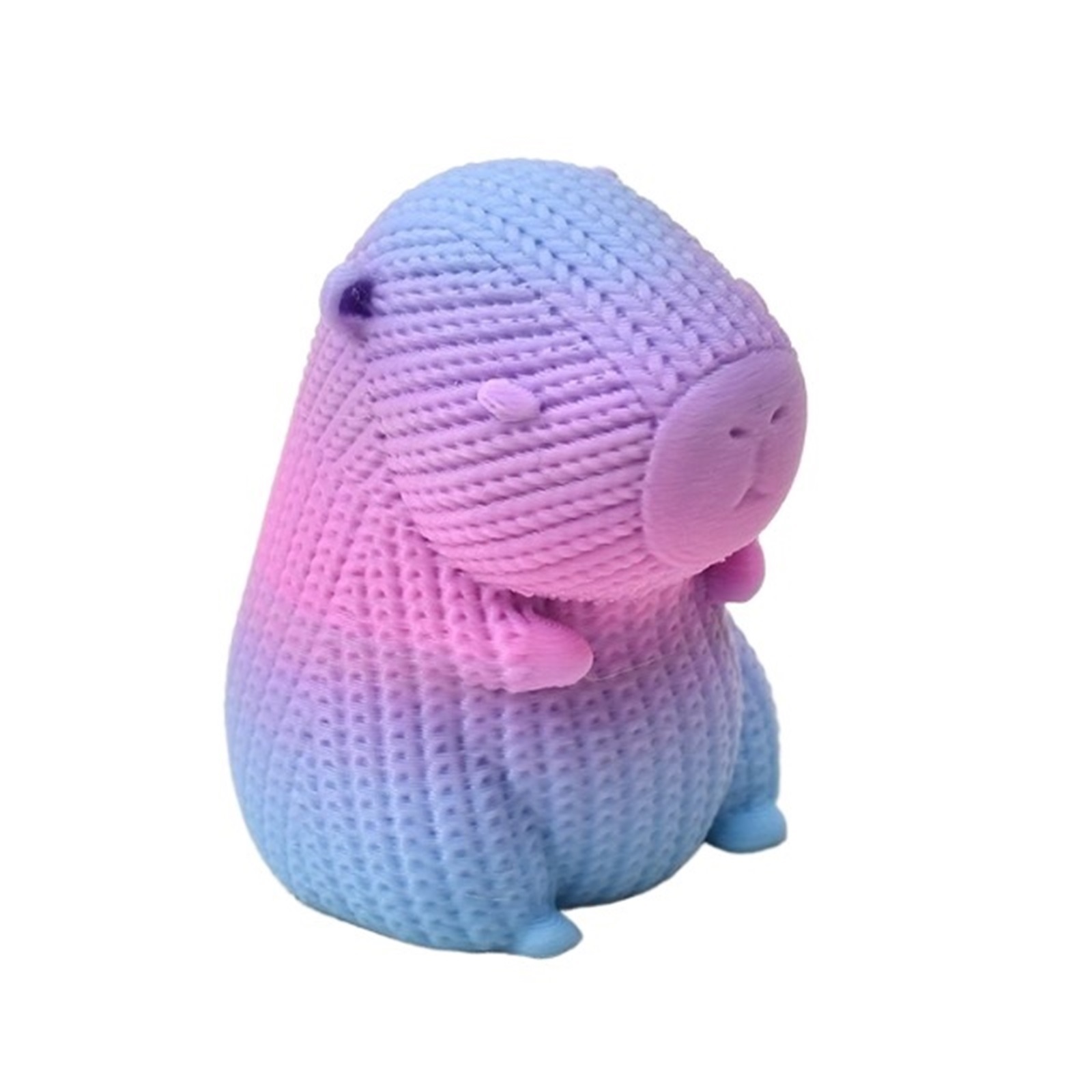 4pc 3D Printed Animal Toys Ornaments Movable Cartoon Creative Capybara ...