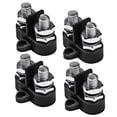 thumbnail image 1 of 4pc 48V DC M10 Battery Ground Distribution Terminal Isolated Stud Junction Post, 1 of 7
