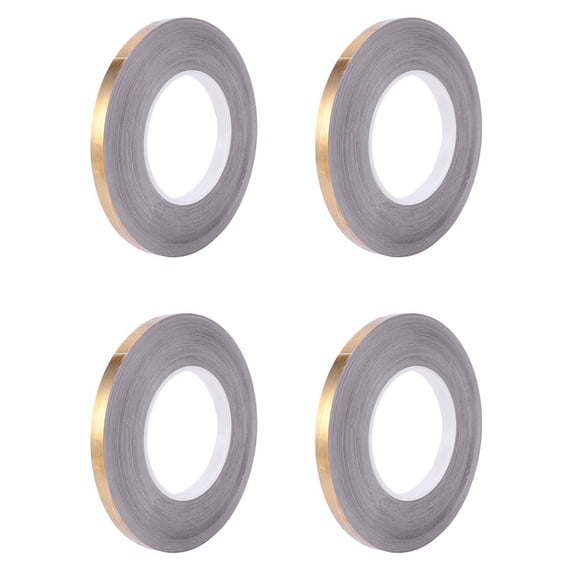 4pc 50Meter Gold Self-Adhesive Stickers Waterproof Tile Wall Tile Space Sealing Tape Strip Joints Beauty Stickers Decals
