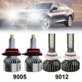 thumbnail image 1 of 4pc 6000K LED Headlight Bulb Hi-Low For Dodge RAM 1500 2500 3500 2013 2014 2015i, 1 of 5