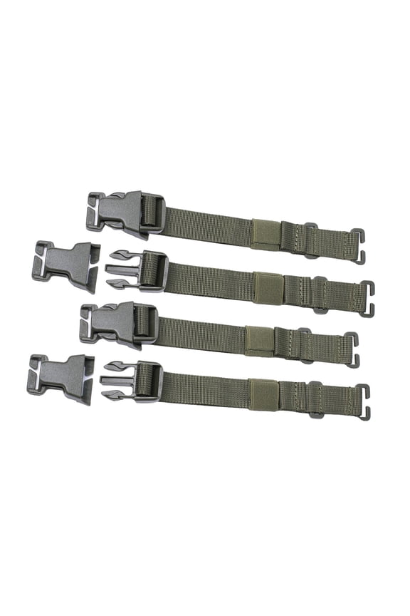 4pc Adjustable Bag Backpack Chest Strap quickly lock Strap Strap Storage Outdoor Camping Accessories Tools - Green