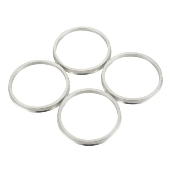 4pc Aluminum Hub Centric Rings | 64.1mm Car to 73.1mm Wheel Bore