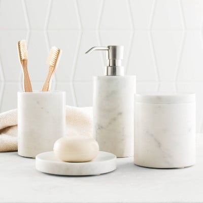 4pc Bath Coordinate Set Marble