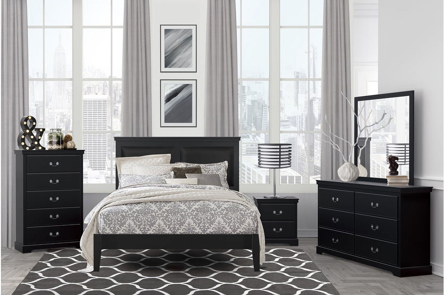 Black painted online bedroom furniture