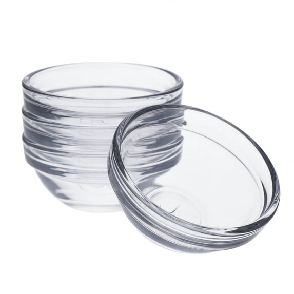 4pc Beille Cooking Baking Supplies Glass Pinch Bowl Ramekins 3.5 Inches